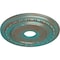 Ekena Millwork Dublin Medallion (Canopies up to 5 1/8"), 17 7/8"OD x 3 5/8"ID x 1 1/4"P, Copper Green Patina CM17DUCGS - alternate 2